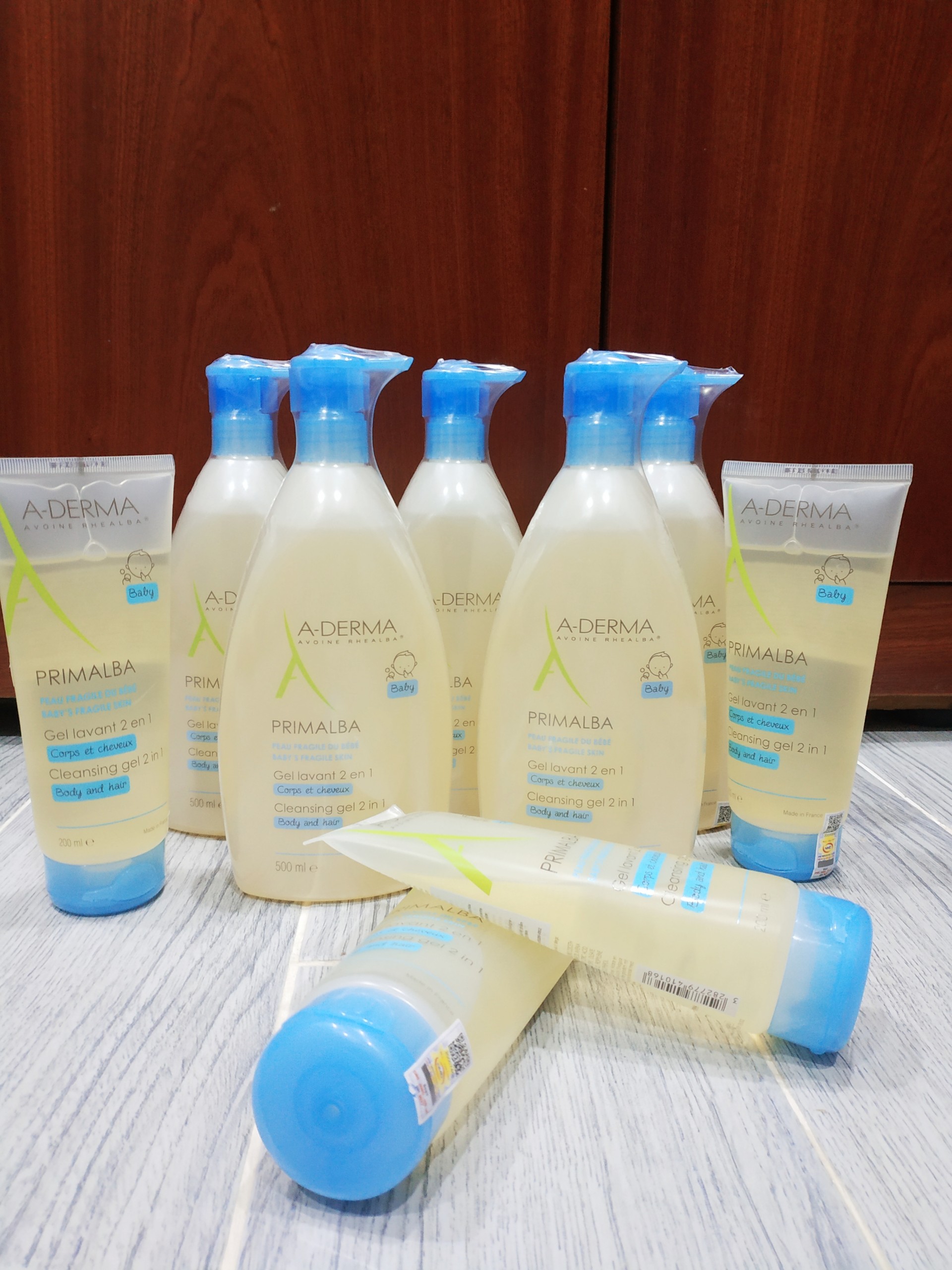 (CHÍNH HÃNG PHÁP) Gel Làm Sạch Tóc Và Toàn Thân Dịu Nhẹ Cho Bé - Primalba Gentle Cleansing Gel 200ml - A-Derma