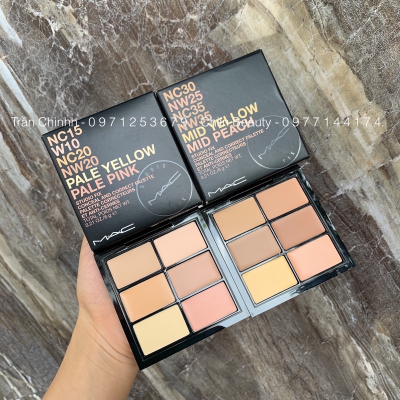 Có sẵn 2 tone - Bảng Che khuyết điểm MAC STUDIO FIX CONCEAL and CORRECT PALETTE