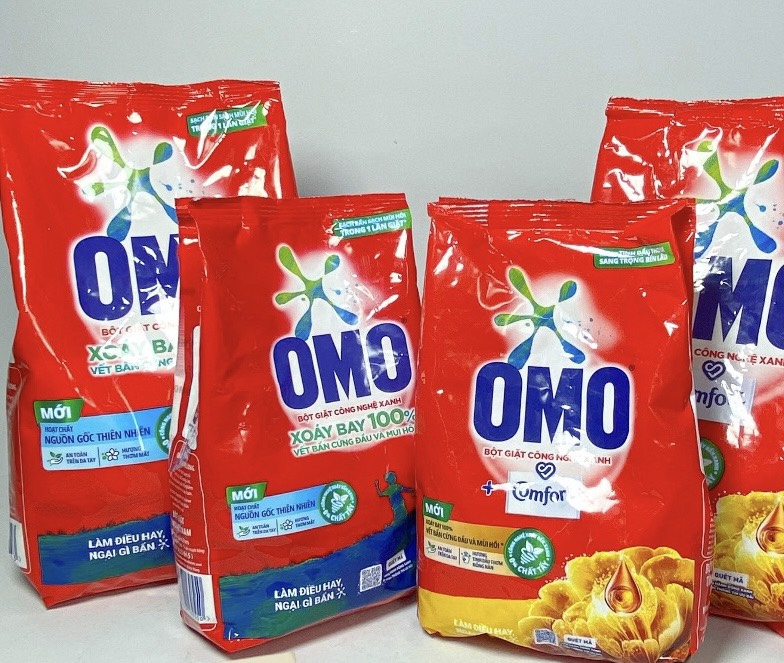 Bột giặt tay omo 380g - 350g
