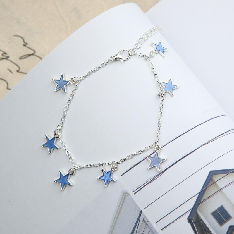 Lắc chân họa tiết ngôi sao lắc chân đẹp