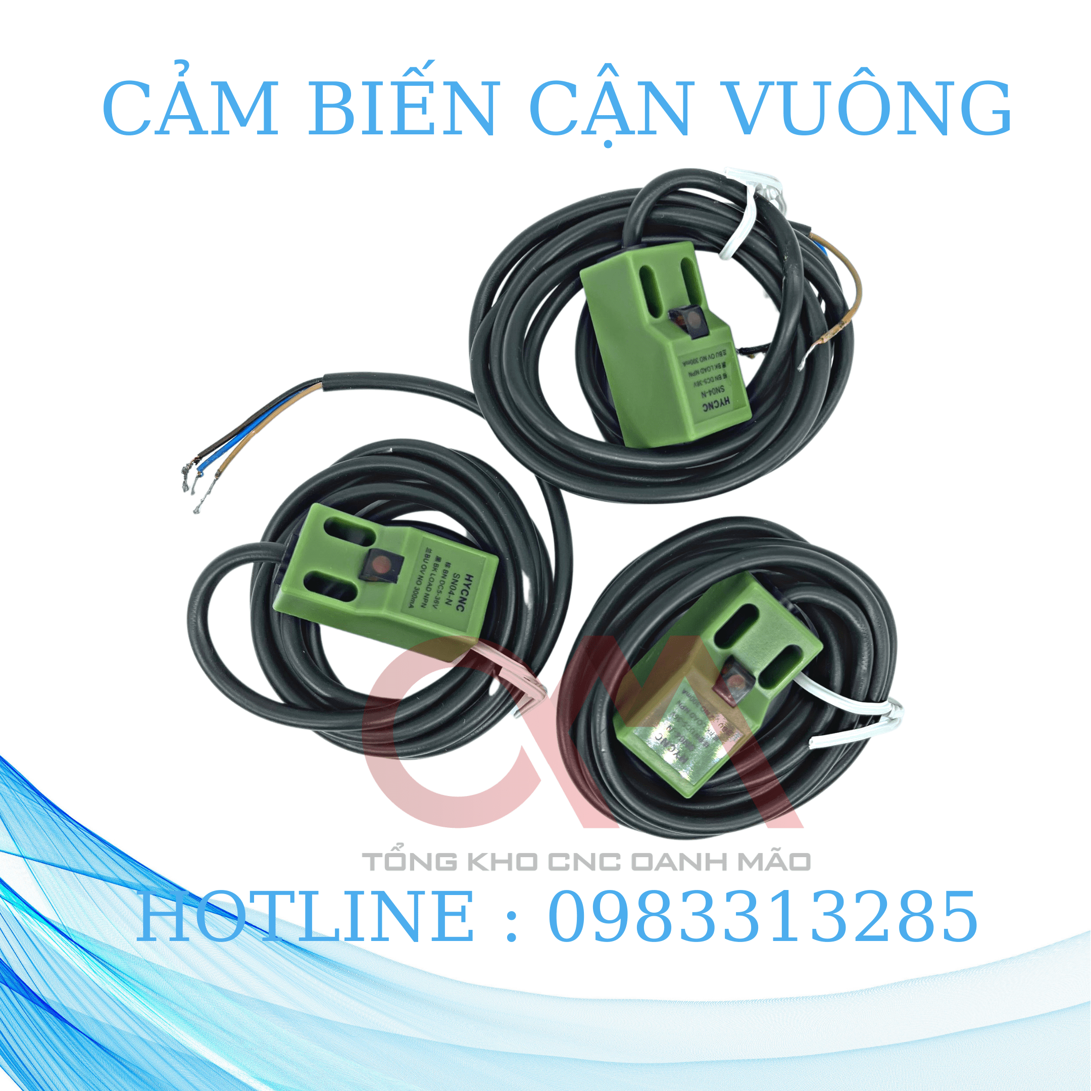 Cảm biến tiệm cận vuông chuyên dùng lắp đặt cho máy CNC