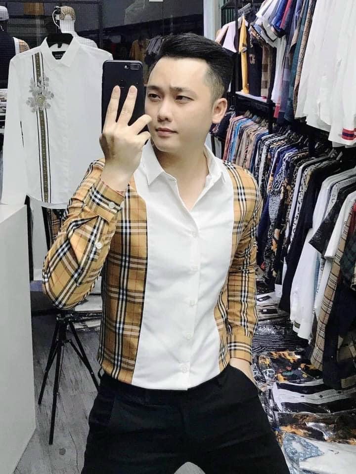 Áo sơ mi Nam cao cấp sọc eo