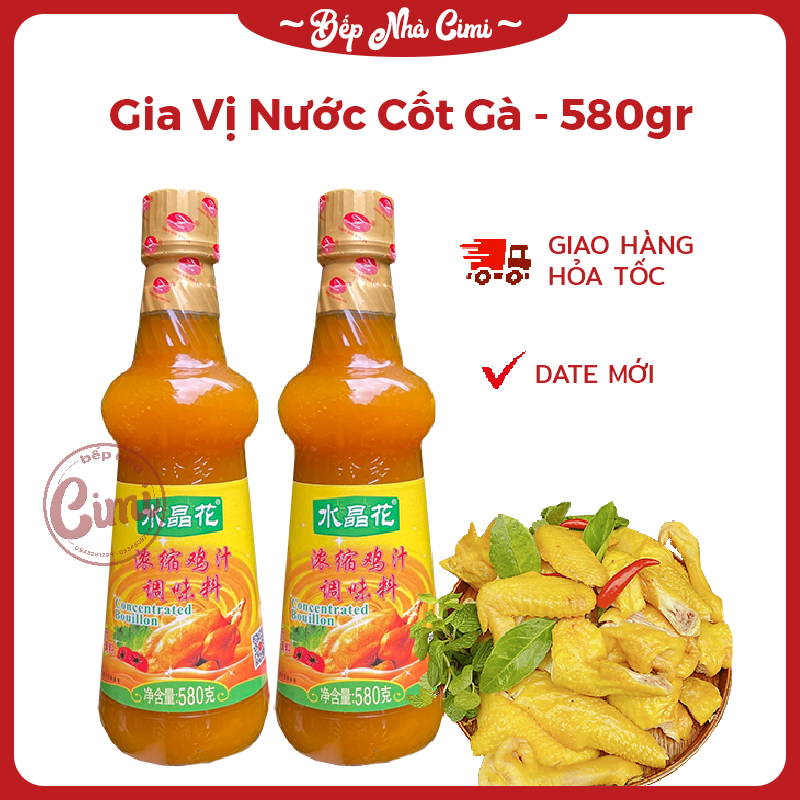 Nước Cốt Gà Thượng Hạng 580g - Làm Gà Ủ Muối, Nấu Nước Dùng - Bếp Nhà CIMI