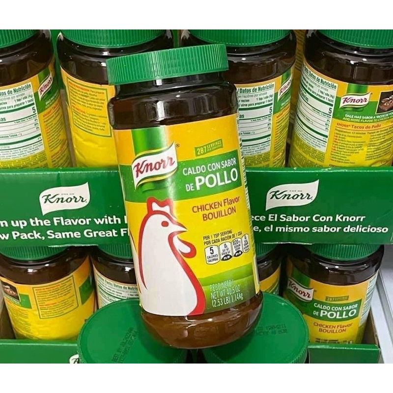 -hạt nêm knorr gà 1kg của mỹ