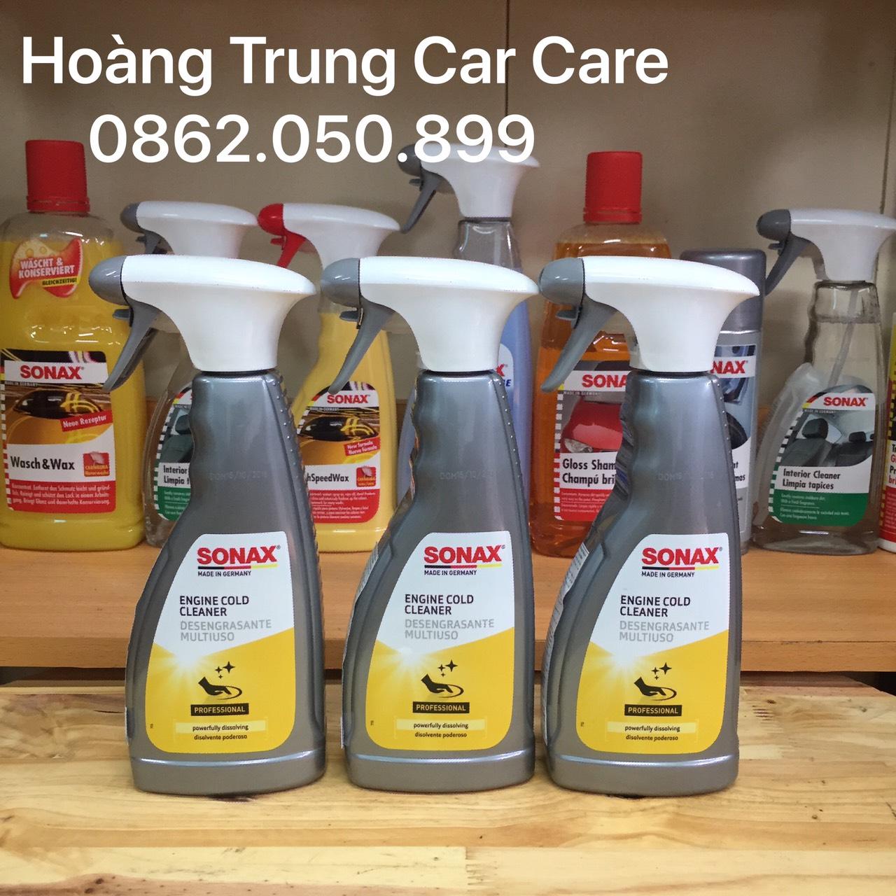 Sonax - dung dịch làm sạch khoang máy sonax engine cold cleaner 543200 500ml