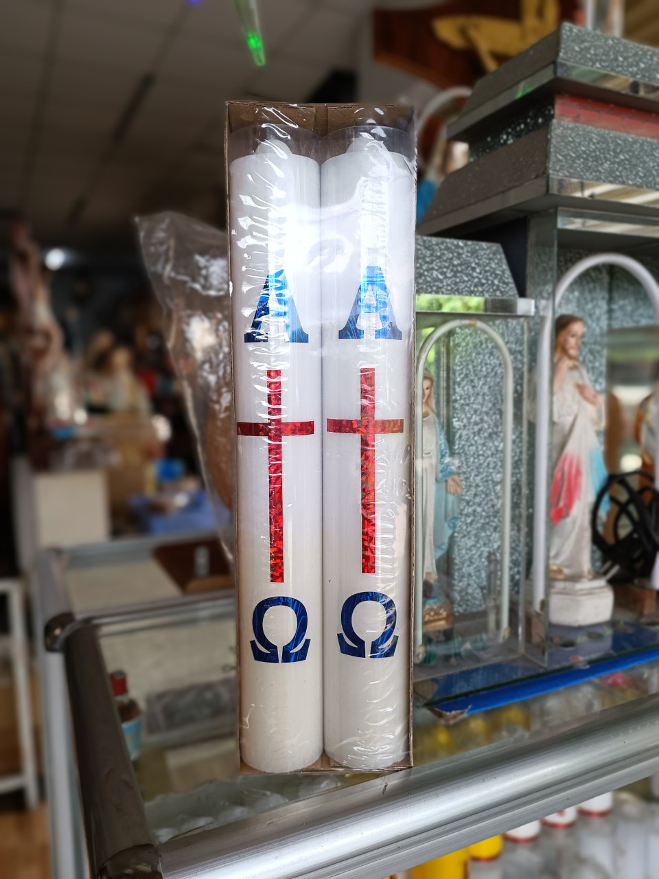 Đèn cầy nến phục sinh 40cm cao cấp