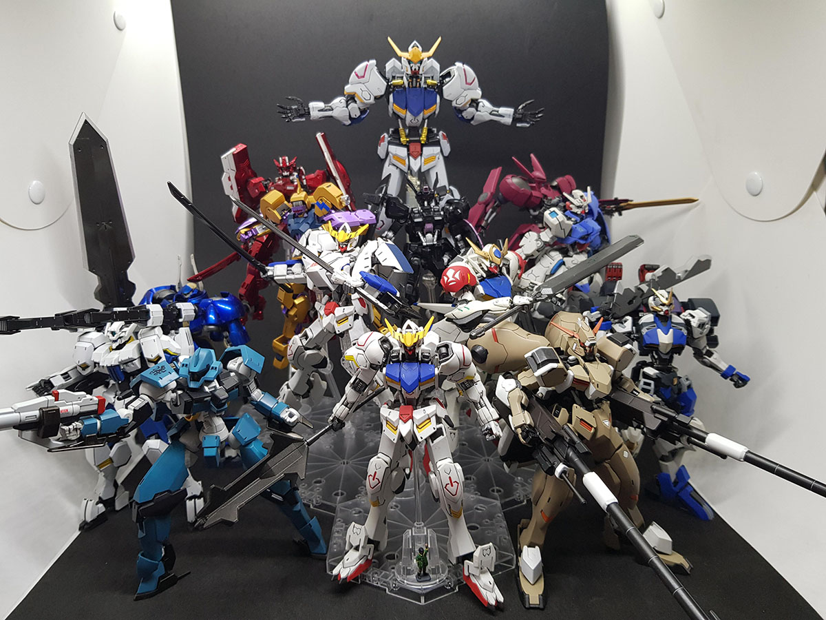 Đồ Chơi Lắp Ráp HG Barbatos Lupus Rex Bael Kimaris Vidar HGIBO Collection Mô hình Anime