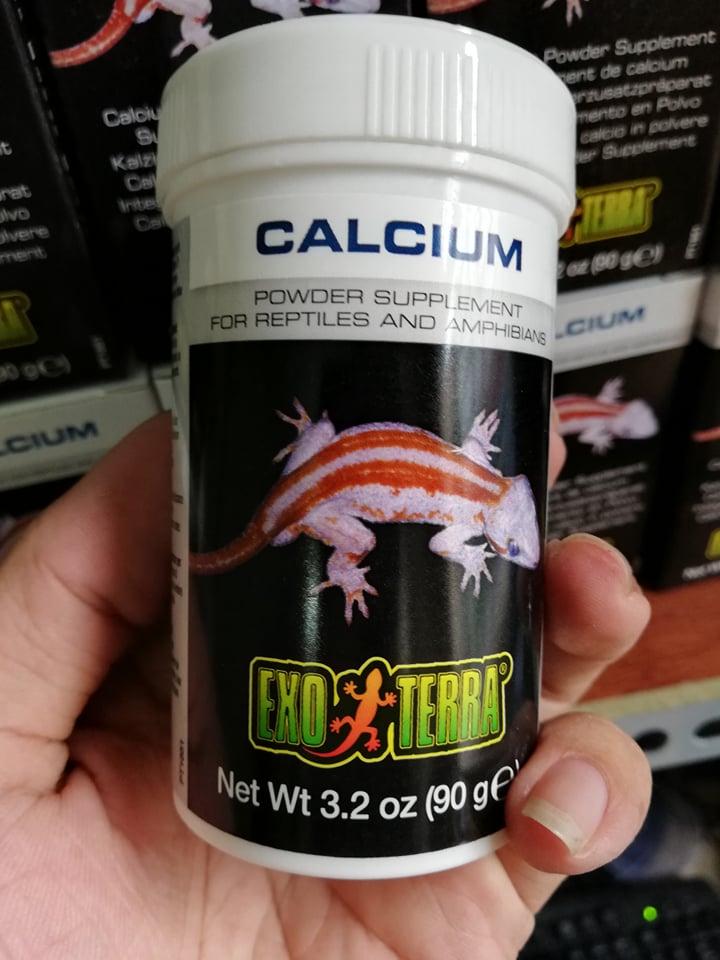 [HCM]Canxi không D3 Exo terra 90g cho bò sát