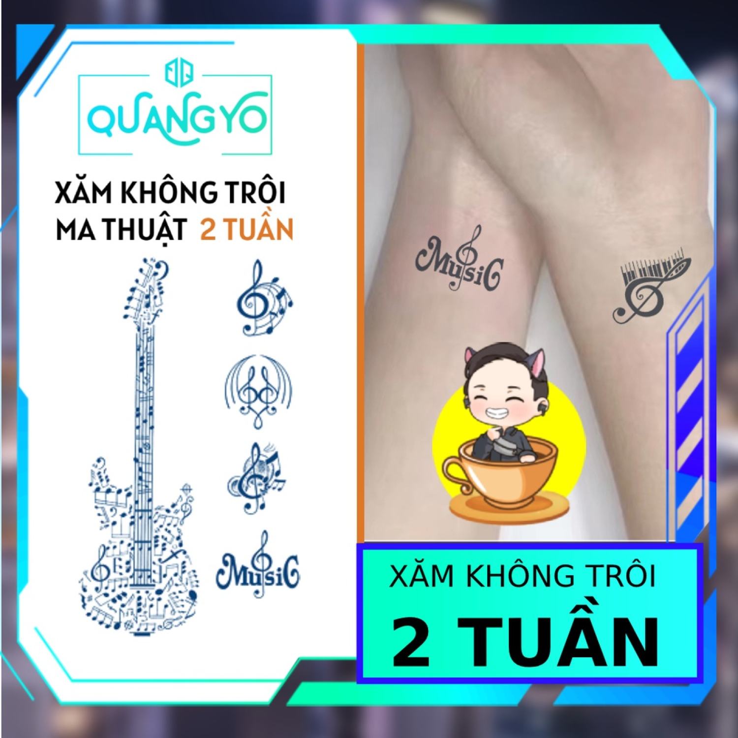 HÌNH XĂM NỐT NHẠC