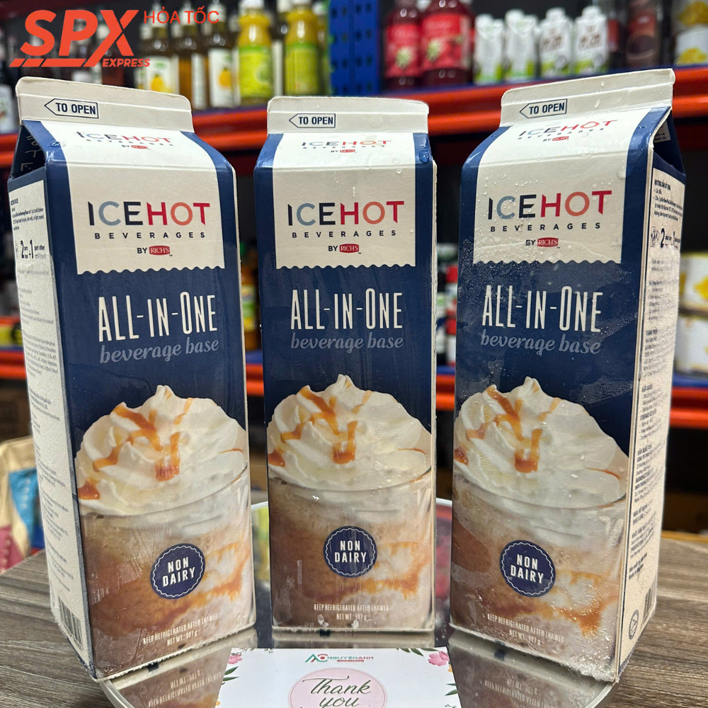 [CHỈ GIAO HỎA TỐC]Kem pha chế BASE ICEHOT hộp 907g