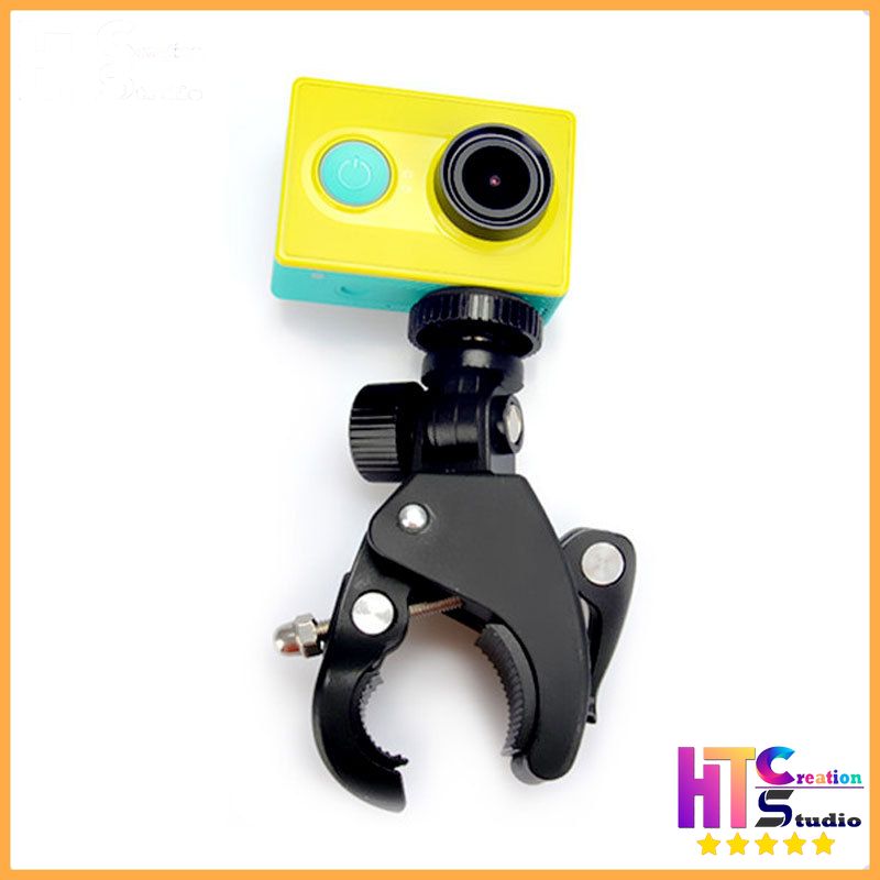 Kẹpcàng cua kẹp điện thoại, kẹp chân đèn livestream, gắn camera hành trình vào tay lái xe đạp