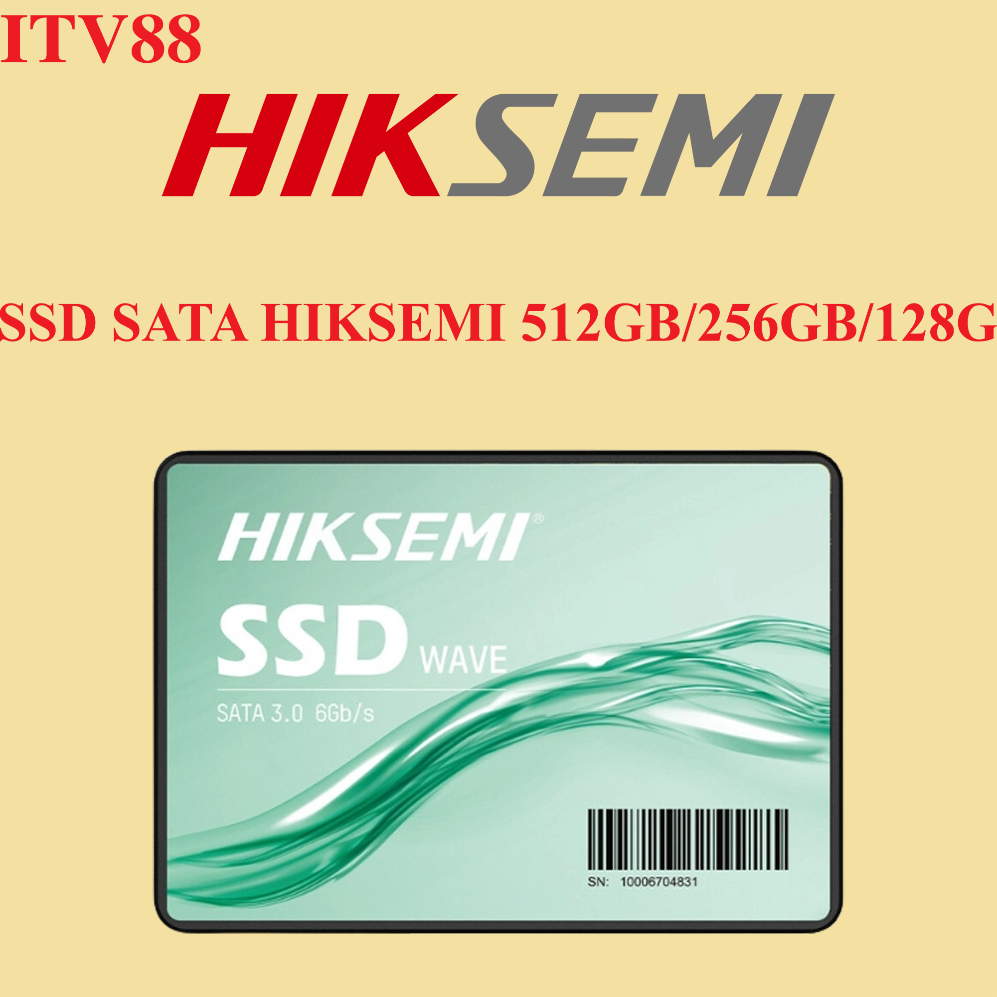 Ổ CỨNG - SSD SATA HIKSEMI 512GB - 256GB - 128GB SATA 2.5inch - BH 36 Tháng. Giá 798,000 Đồng*Miễn phí vận chuyển