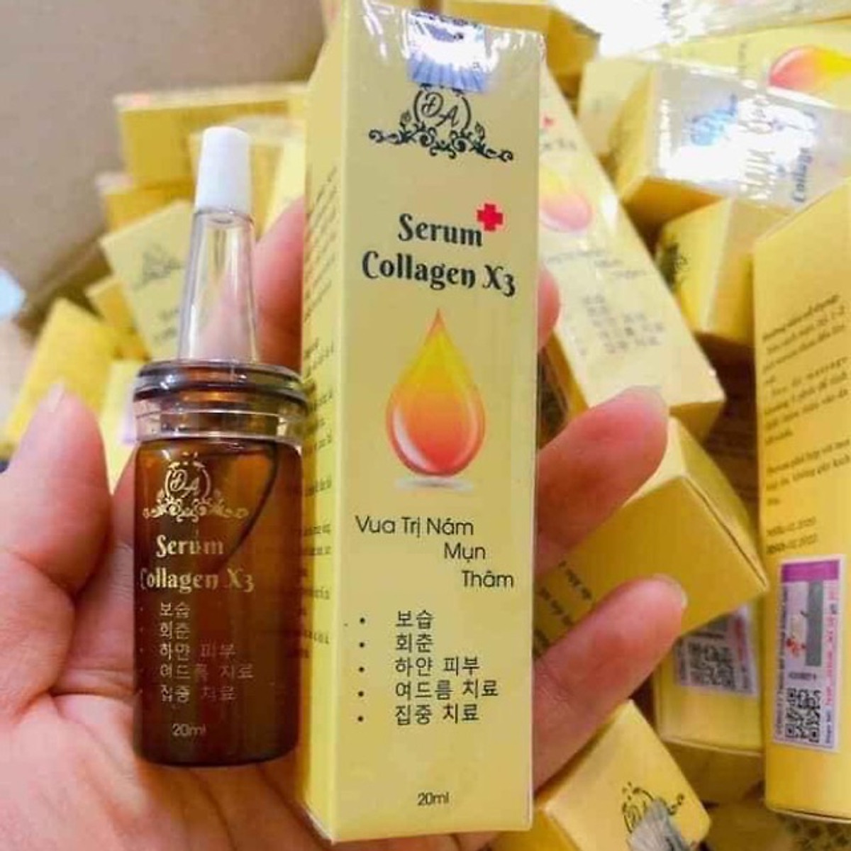 Serum nám x3 đông anh - serum nám x3 collagen 20ml chính hãng công ty