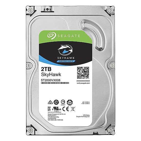 [HCM]Ổ Cứng HDD Seagate Skyhawk 2TB 3.5 INCH SATA 3 5900prm Hàng Chính Hãng Bảo Hành Toàn Quốc