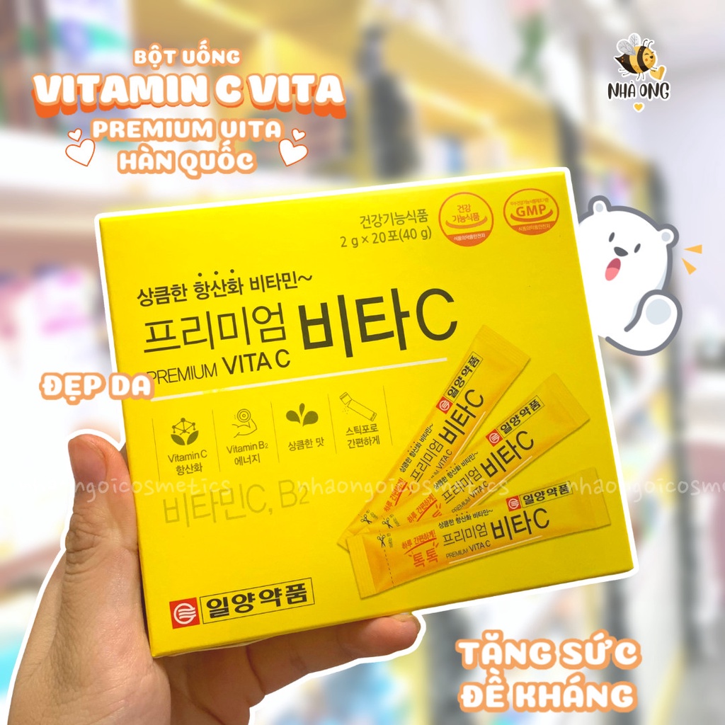 Bột Uống Vitamin C Vita Premium Vita Hàn Quốc 20 Gói