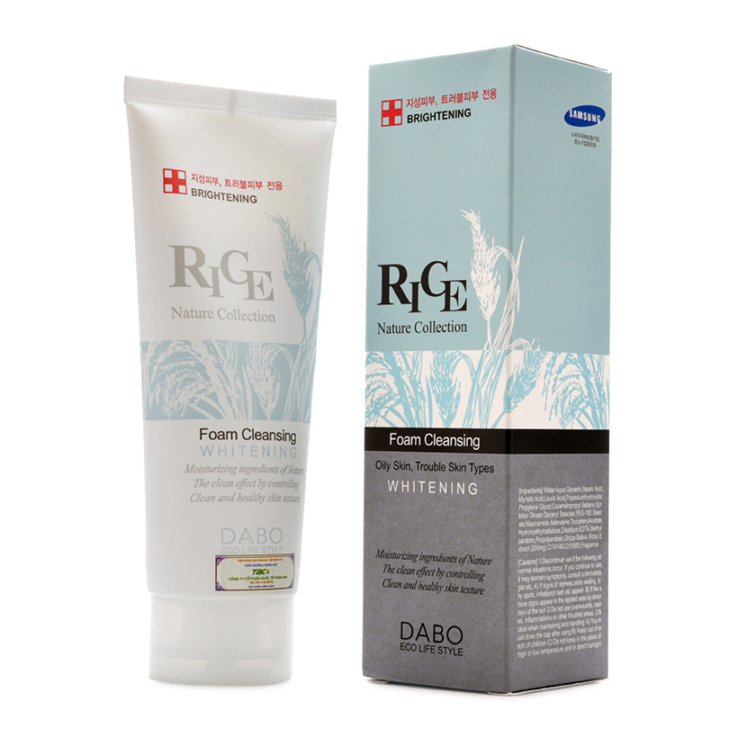 Sữa rửa mặt trắng da dabo gạo cao cấp hàn quốc 150ml