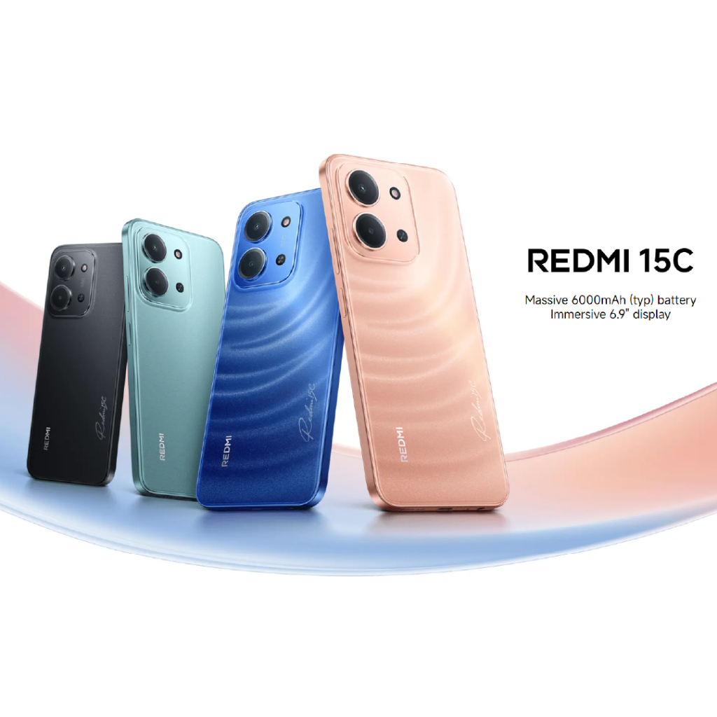  Điện thoại di động Redmi 15C 4GB 128GB Hỗ trợ NFC - Chính hãng  Nguyên Seal Chưa Active  