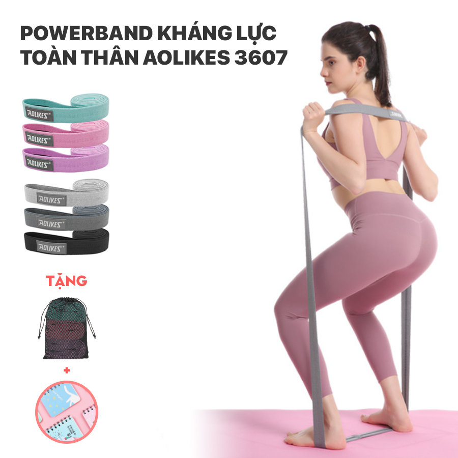 Dây Đa Năng Đàn Hồi Hỗ Trợ Tập Luyện Powerband 3607 | Dây Kháng Lực Tập Toàn Thân