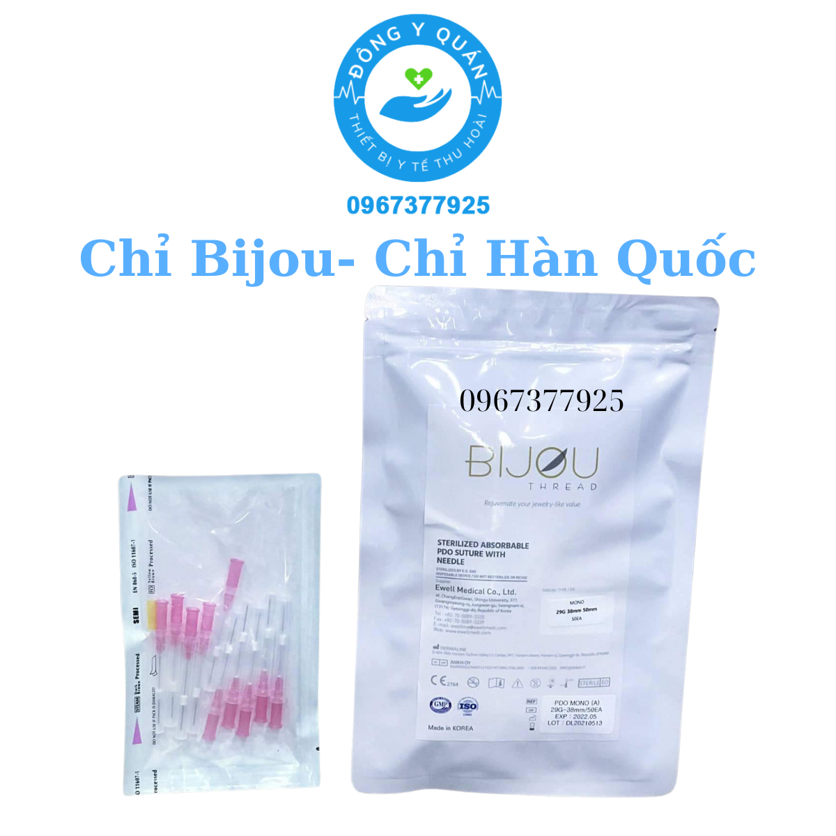 Chỉ Bijou Hàn Quốc - Chỉ cấy huyệt - Giảm béo- Nâng cơ hiệu quả