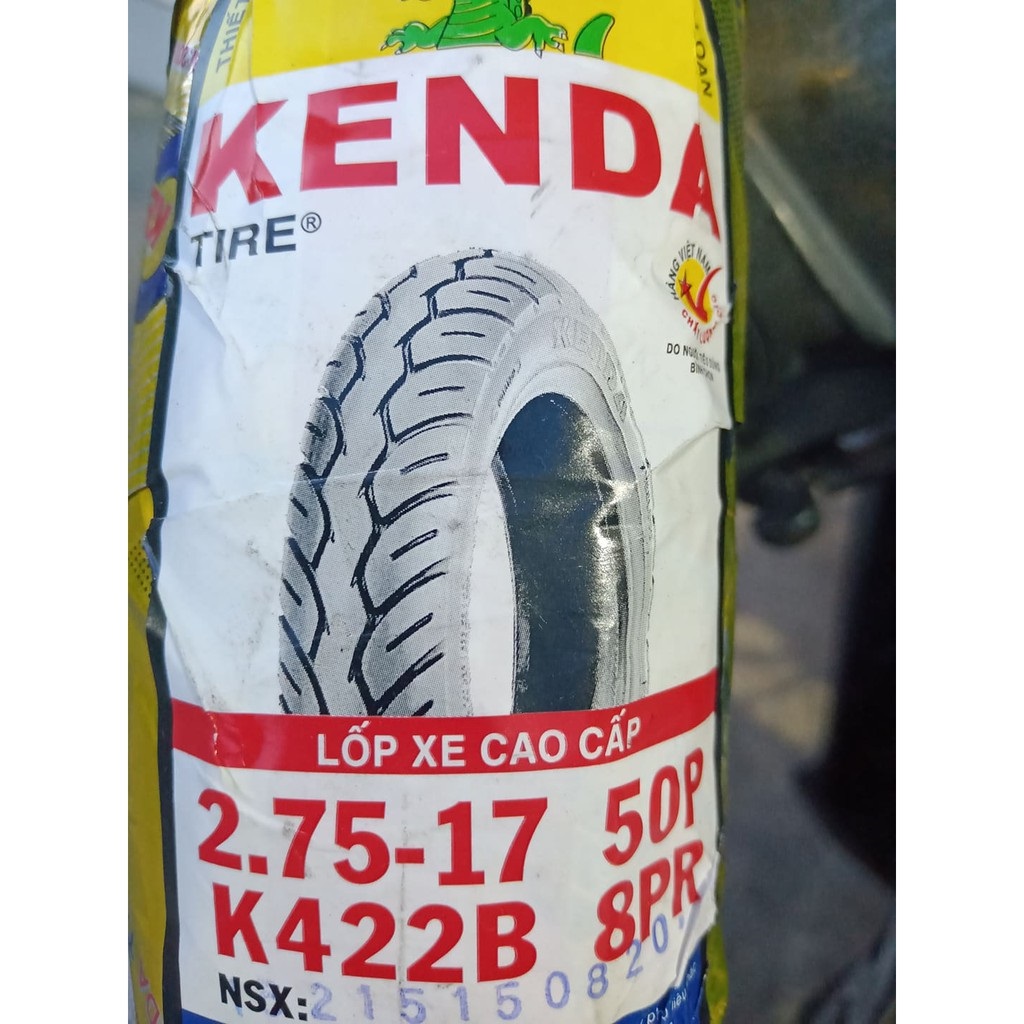 Lốp xe  vỏ xe KENDA 2.75-17 8pr  8 lớp