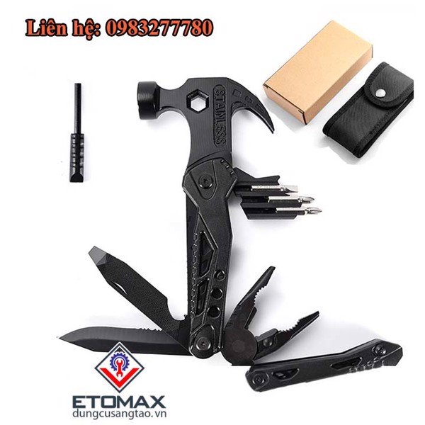 Búa kìm gấp gọn siêu đa năng 10 trong 1