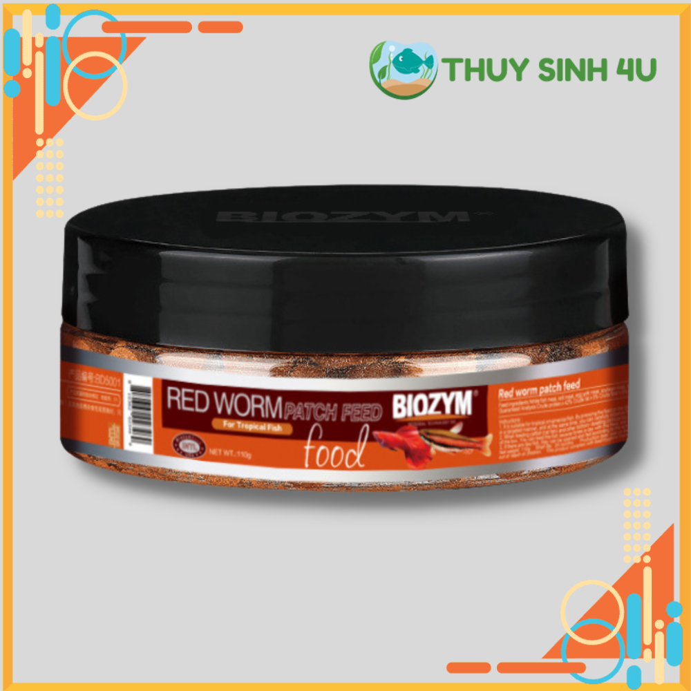 Biozym Red Worm - Thức ăn sâu đỏ giàu dinh dưỡng cho cá cảnh