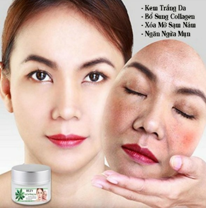 Kem bezy siêu trắng da mặt collagen thái lan