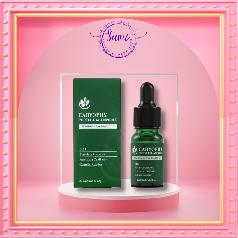 Serum giảm mụn mờ thâm Caryophy Portulaca Ampoule 10ml