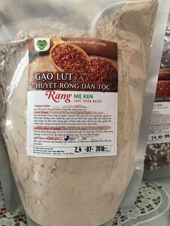 Bột gạo lứt huyết rồng dân tộc rang mẹ ken 500g