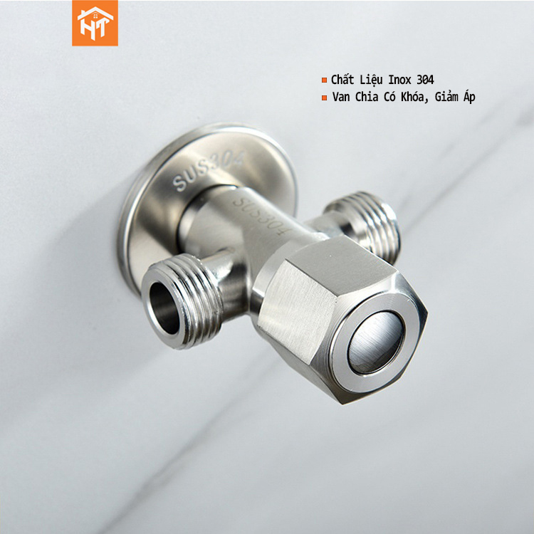 Van khóa giảm áp - Van chia giảm áp lực nước Inox 304