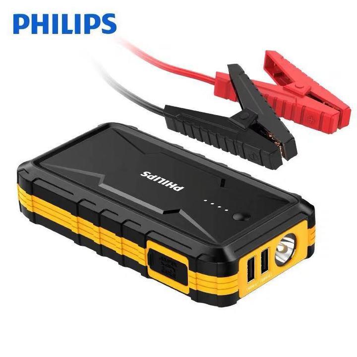 Kích nổ xe ô tô, xe hơi cao cấp nhãn hiệu Philips DLP8086N dung lượng 10.000mAh, công suất 37W, 500A
