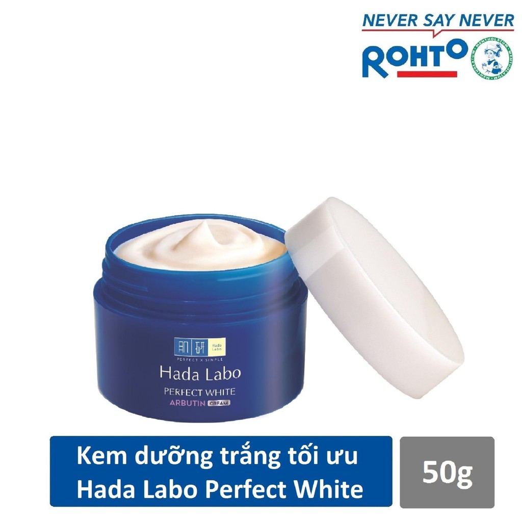 Kem dưỡng trắng da tối ưu Hada Labo Perfect White Cream 50g