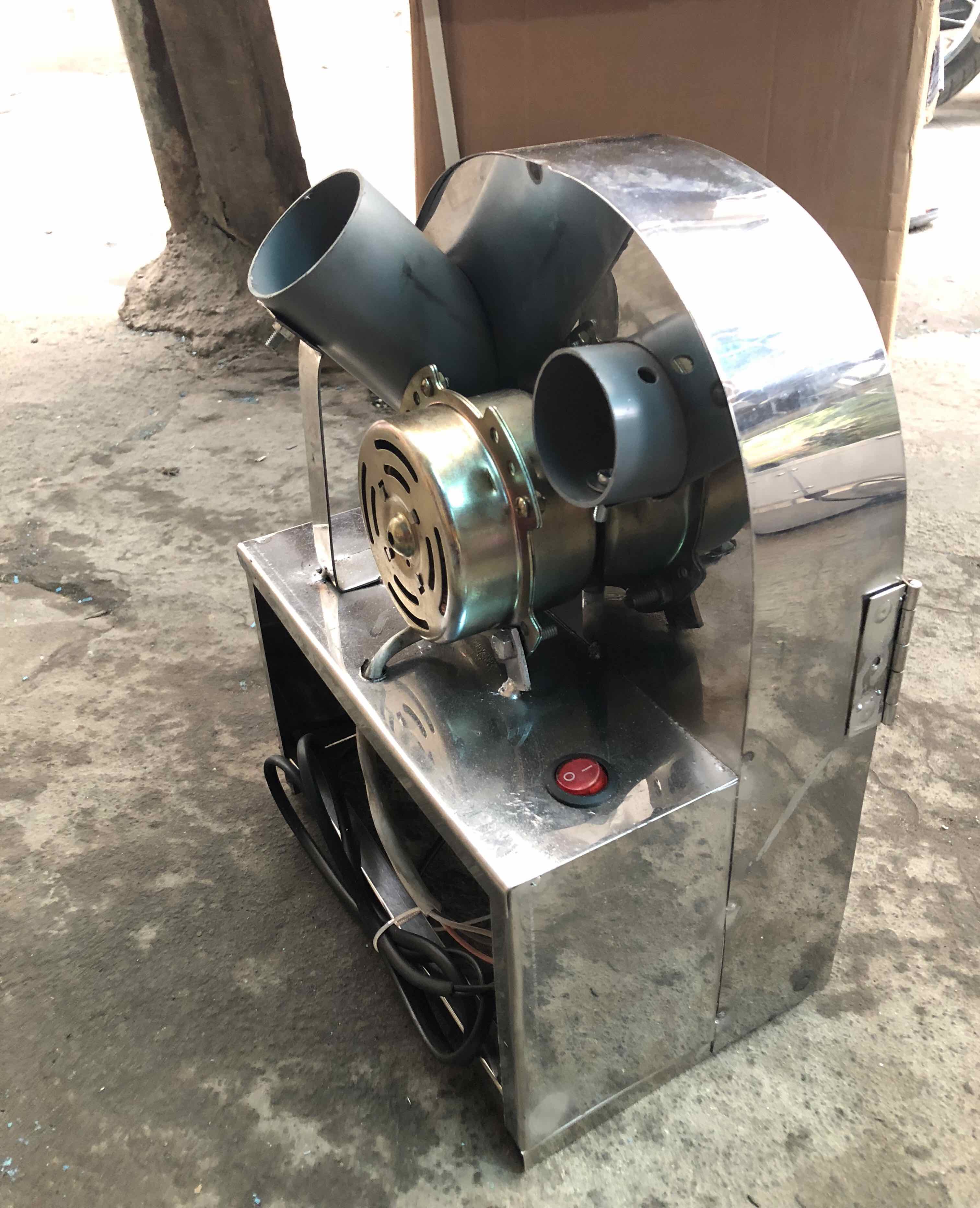 [FreeshipMax][Tặng kèm 3 lưỡi dao] Máy thái hành tỏi đa năng bằng mô tơ INOX