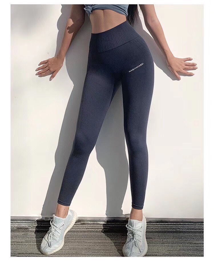 [HCM]Quần legging thể thao dệt kim đồ tập gym yoga mềm mịn siêu co giãn không bai không xù sản phẩm như hình - THỜI TRANG LINA
