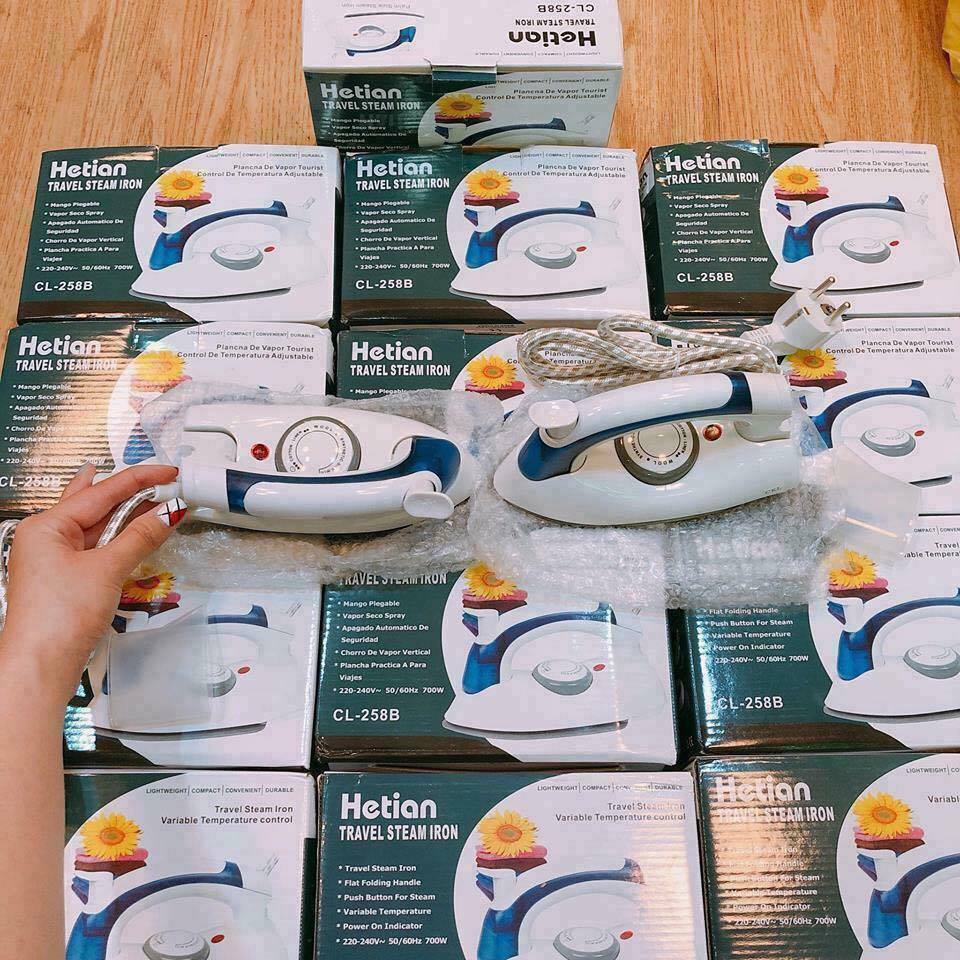 Bàn ủi hơi nước mini gấp gọn - bàn là du lịch travel iron loại nhỡ