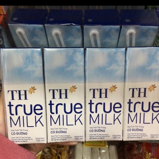 Sữa TH True Milk vỉ 4hx110ml/4hx180ml