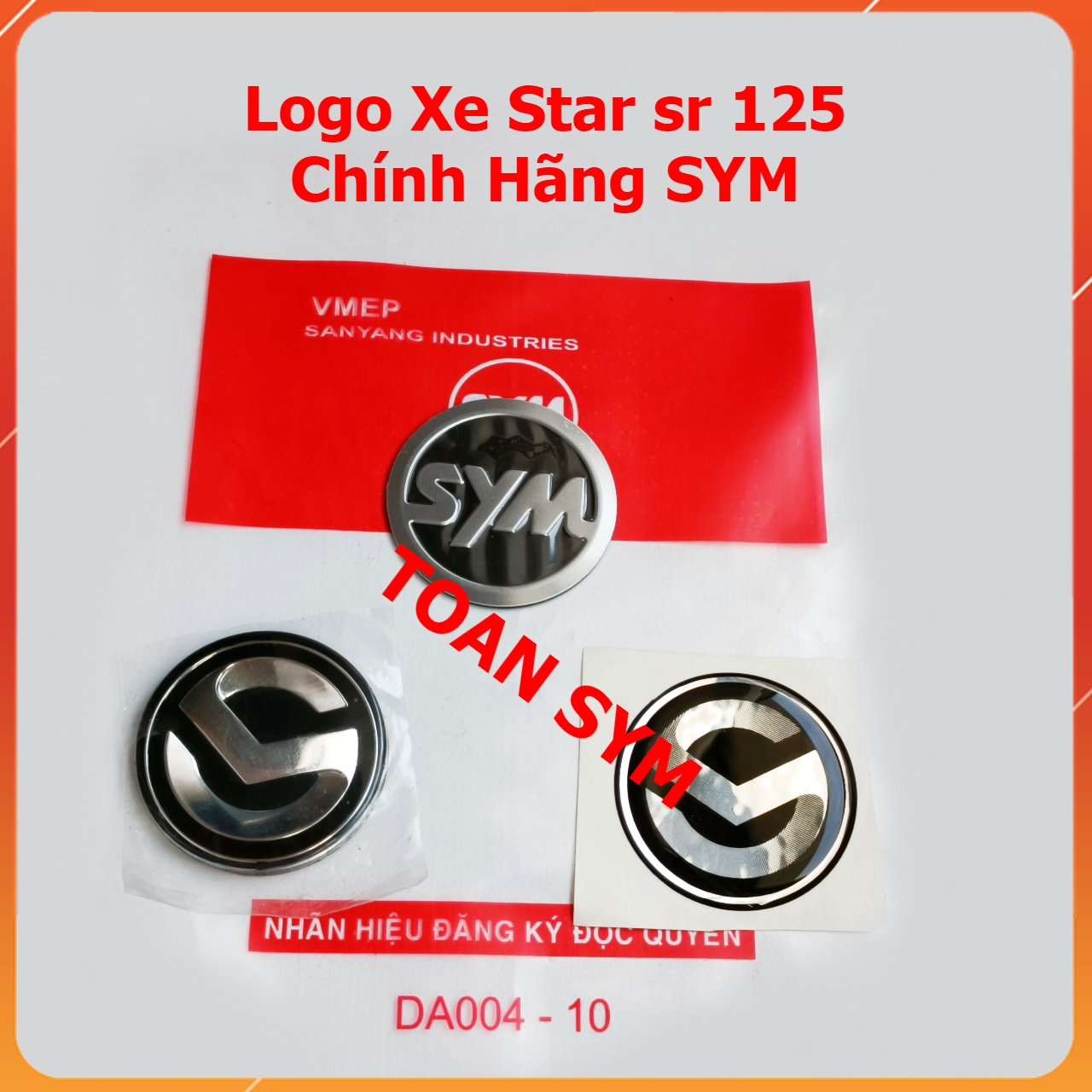 Logo sym xe star sr 125 chính hãng sym