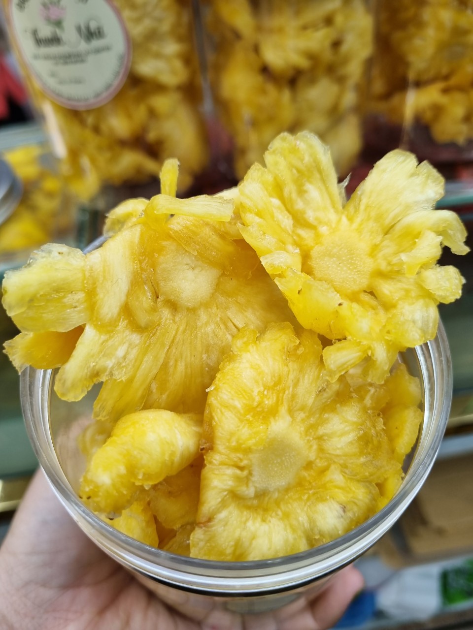 Khóm lát mỏng sấy dẻo chua chua ngọt ngọt 400gr