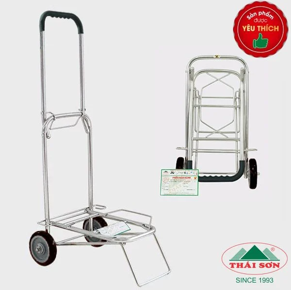 Xe Đẩy Xếp Gọn - Tải Trọng 50 Kg (Chất Liệu Inox)