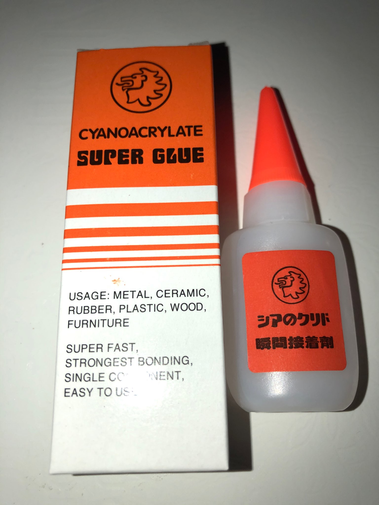 Keo Mica 502 Cyanoacrylate không tạo khói ( cam )