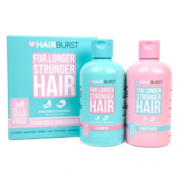 Combo dầu gội-xả HAIRBURST kích thích tóc mọc dài hơn chắc khỏe hơn 350MLx2