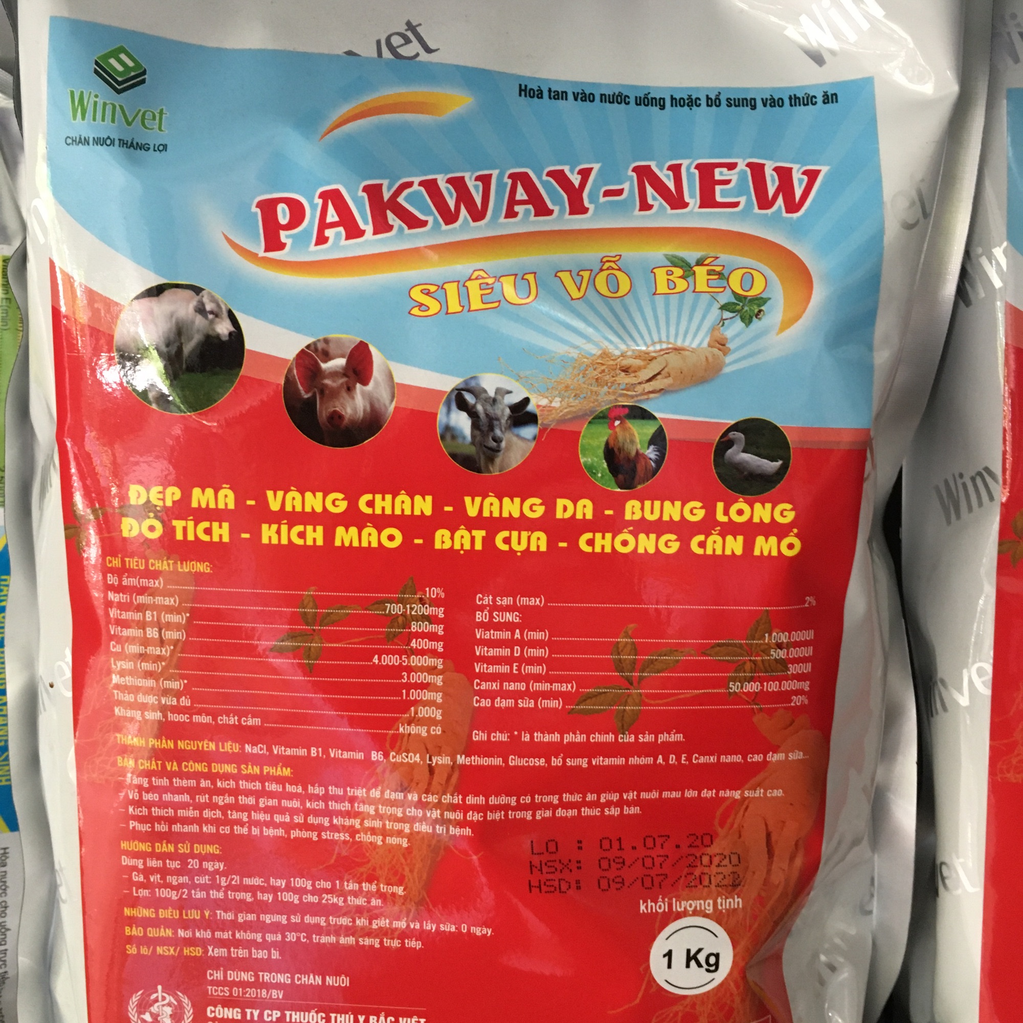 Parkway new - siêu vỗ béo gói 1kg