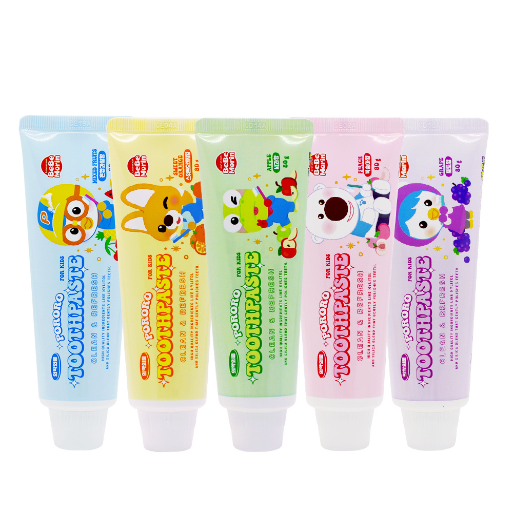 Kem đánh răng trẻ em Pororo Toothpaste For Kids Hàn Quốc 80g