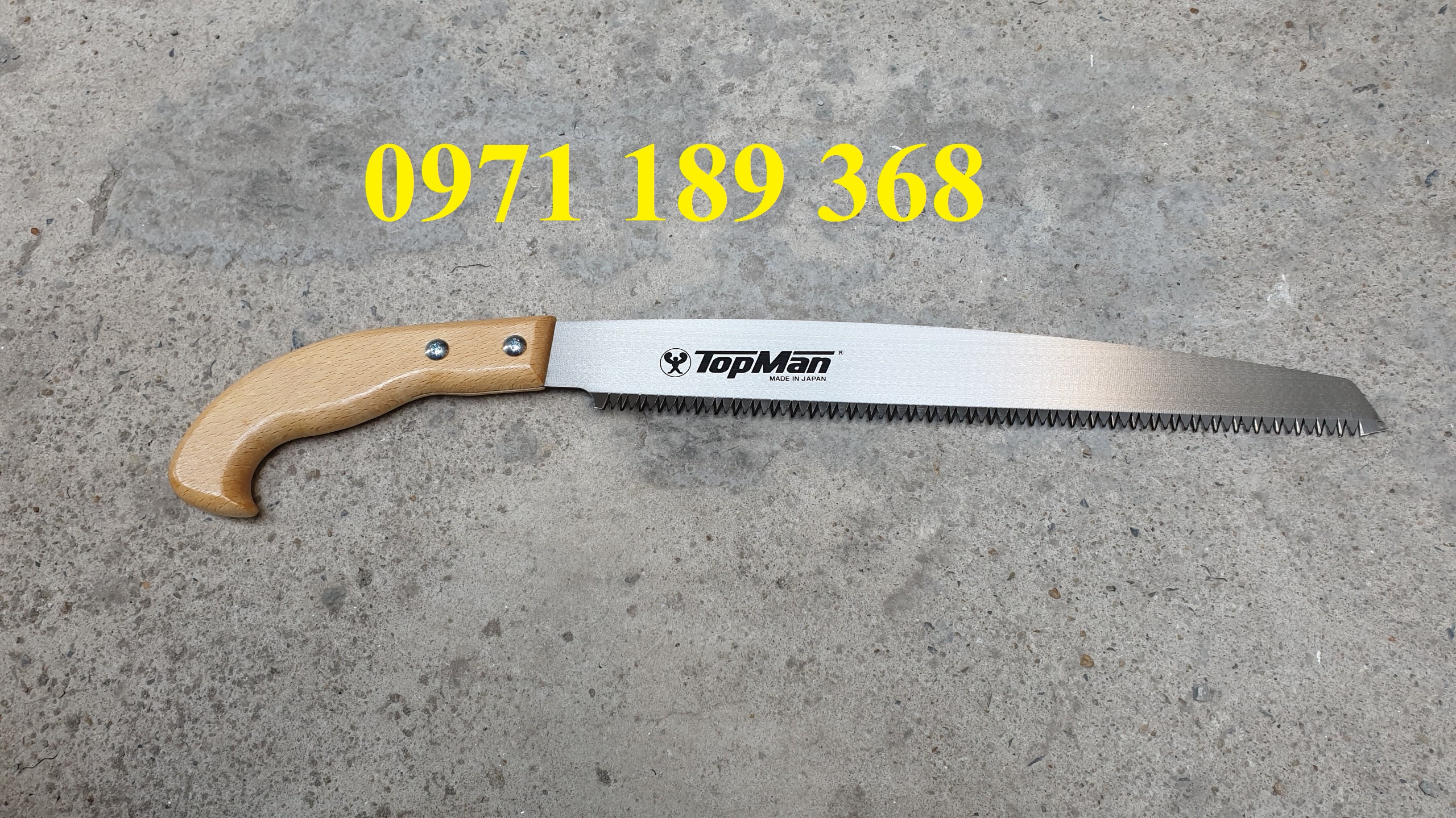 Cưa cầm tay Nhật Bản TOPMAN, lưỡi dài 30cm, thép SK5 cao cấp