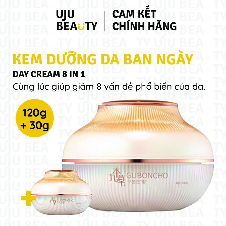 Kem dưỡng da ban ngày 8 in 1 Guboncho Day Cream tái tạo làn da, giúp da sáng khỏe và săn chắc
