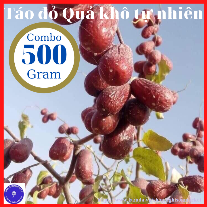 500Gram Táo đỏ tân cương quả khô tự nhiên
