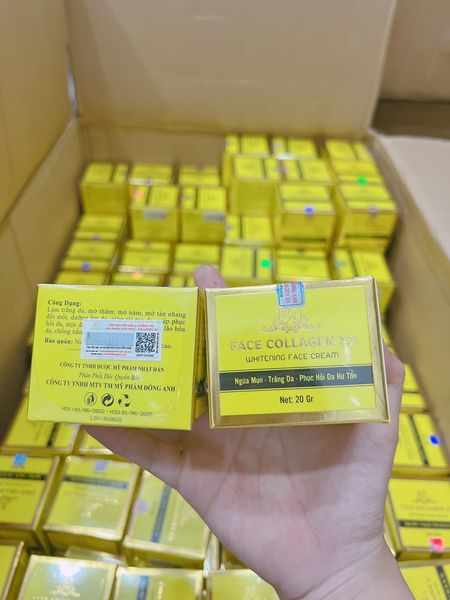 Kem Face Collagen X3 Đông Anh Giúp Da Trắng Sáng, Mịn Màng, Ngừa Mụn, Phục Hồi Da Hư Tổn