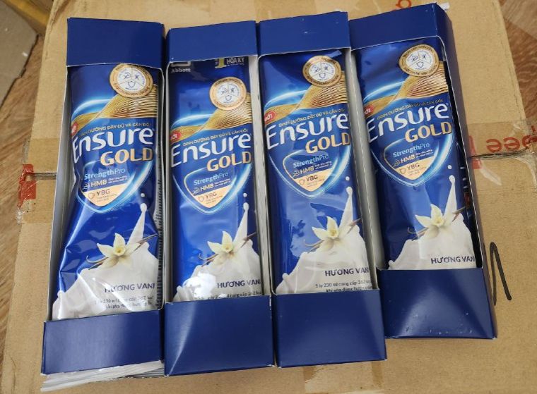 Combo gói sữa dùng thử Ensure Gold hương vani mẫu mới