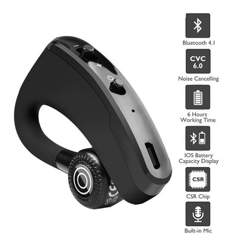 Tai nghe bluetooth V9 cao cấp, điều khiển bằng giọng nói, hỗ trợ nghe gọi, chống nước tốt, Bảo hành 1 đổi 1