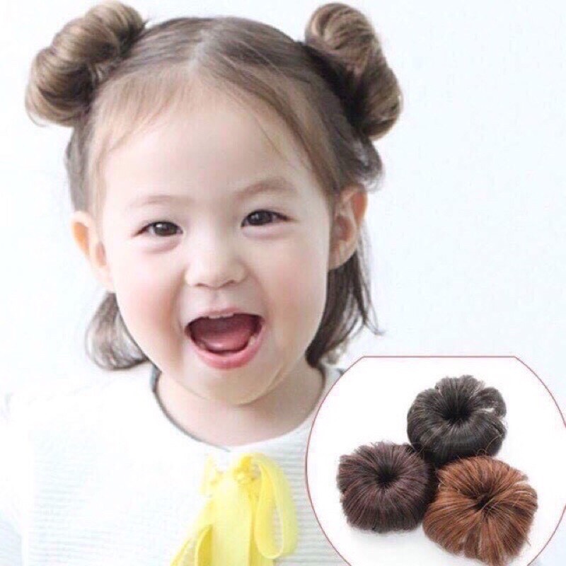 Búi tóc giả na tra cho bé